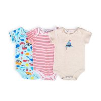 Ship 10: 3 Pack Bodysuits (0-12 Months)